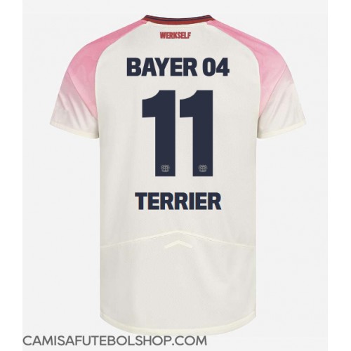 Camisa de time de futebol Bayer Leverkusen Martin Terrier #11 Replicas 2º Equipamento 2025-26 Manga Curta